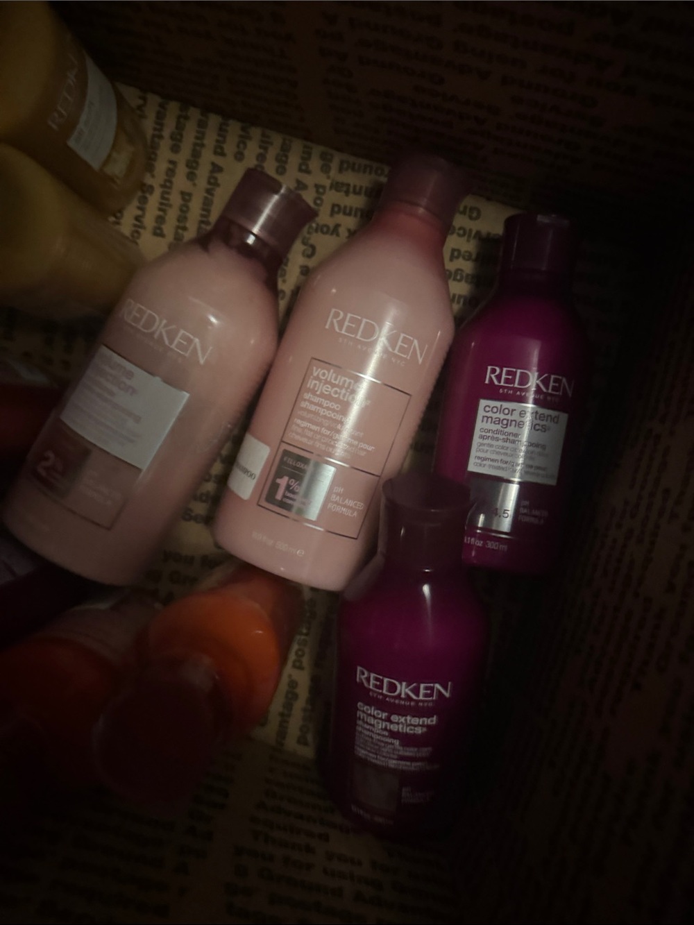 Redken Kids Pink and Magenta Hair Care Bottles Set
